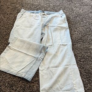 Gap Elastic Wide Leg Pant